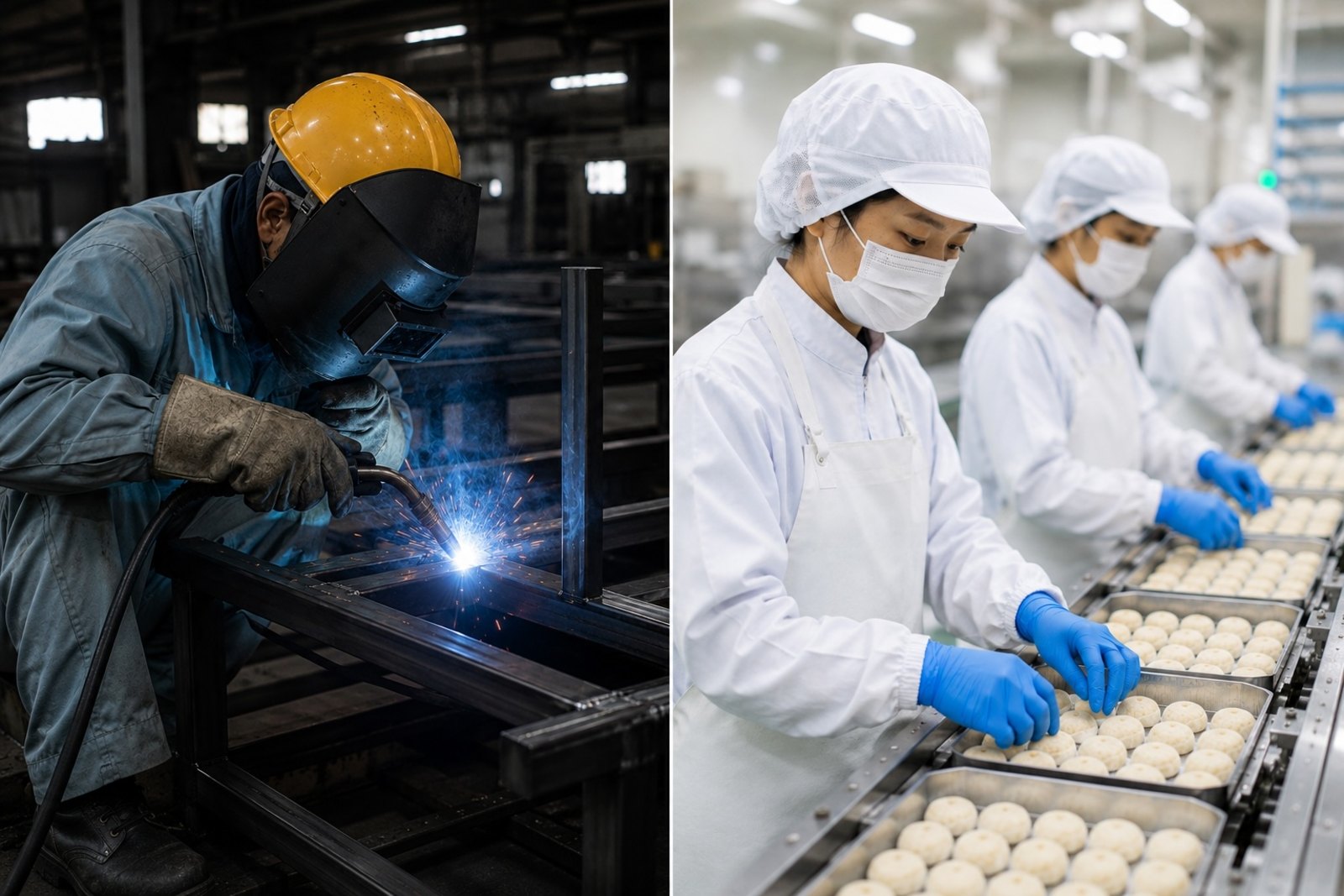 工業製品製造・飲食料品製造の現場で働く特定技能人材